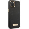 Guess GUHMP13MSAPSTK iPhone 13 6.1 black/black hardcase Peony Logo Plate MagSafe - (GUE002527-0)