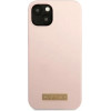 Guess GUHMP13MSBPLP iPhone 13 6.1 pink/pink hard case Silicone Logo Plate MagSafe - (GUE002489-0)