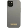 Guess GUHMP13MSPLG iPhone 13 6.1 grey/grey hard case Silicone Logo Plate MagSafe - (GUE002493-0)
