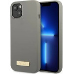 Guess GUHMP13SSPLG iPhone 13 mini 5.4 grey/grey hard case Silicone Logo Plate MagSafe - (GUE002492-0)