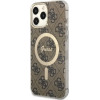 Guess GUHMP13XH4STW iPhone 13 Pro Max 6.7 brown/brown hardcase 4G MagSafe - (GUE002814-0)