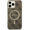 Guess GUHMP13XH4STW iPhone 13 Pro Max 6.7 brown/brown hardcase 4G MagSafe - (GUE002814-0)