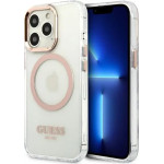 Guess GUHMP13XHTRMD iPhone 13 Pro Max 6.7 gold / gold hard case Metal Outline Magsafe - (GUE002459-0)