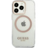 Guess GUHMP13XHTRMD iPhone 13 Pro Max 6.7 gold / gold hard case Metal Outline Magsafe - (GUE002459-0)