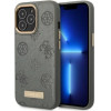 Guess GUHMP13XSAPSTG iPhone 13 Pro Max 6.7 grey/grey hardcase Peony Logo Plate MagSafe - (GUE002535-0)