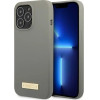 Guess GUHMP13XSPLG iPhone 13 Pro Max 6.7 grey/grey hard case Silicone Logo Plate MagSafe - (GUE002495-0)