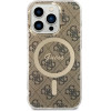 Guess GUHMP14LH4STW iPhone 14 Pro 6.1'' brown/brown hardcase 4G MagSafe - (GUE002762-0)