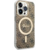 Guess GUHMP14LH4STW iPhone 14 Pro 6.1'' brown/brown hardcase 4G MagSafe - (GUE002762-0)