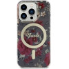 Guess GUHMP14LHCFWSA iPhone 14 Pro 6.1'' green/khaki hardcase Flower MagSafe - (GUE002734-0)