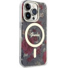 Guess GUHMP14LHCFWSA iPhone 14 Pro 6.1'' green/khaki hardcase Flower MagSafe - (GUE002734-0)