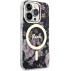 Guess GUHMP14LHCFWSK iPhone 14 Pro 6.1'' black/black hardcase Flower MagSafe - (GUE002726-0)