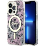 Guess GUHMP14LHCFWSP iPhone 14 Pro 6.1'' pink/pink hardcase Flower MagSafe - (GUE002730-0)
