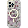 Guess GUHMP14LHCFWST iPhone 14 Pro 6.1'' transparent hardcase Flower MagSafe - (GUE002738-0)
