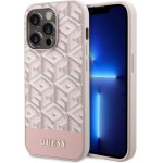 Guess GUHMP14LHGCFSEP iPhone 14 Pro 6.1'' pink/pink hard case GCube Stripes MagSafe - (GUE002821-0)
