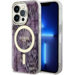 Guess GUHMP14LHLEOPWP iPhone 14 Pro 6.1'' pink/pink hardcase Leopard MagSafe - (GUE002769-0)
