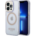 Guess GUHMP14LHTCMU iPhone 14 Pro 6.1 purple/purple hard case Gold Outline Translucent MagSafe - (GUE002709-0)