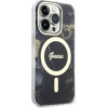 Guess GUHMP14LHTMRSK iPhone 14 Pro 6.1'' black/black hardcase Golden Marble MagSafe - (GUE002776-0)