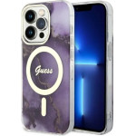 Guess GUHMP14LHTMRSU iPhone 14 Pro 6.1'' purple/purple hardcase Golden Marble MagSafe - (GUE002779-0)