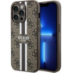 Guess GUHMP14LP4RPSW iPhone 14 Pro 6.1'' brown/brown hardcase 4G Printed Stripes MagSafe - (GUE002838-0)