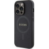 Guess GUHMP14LPSAHMCK case for iPhone 14 Pro - black Saffiano MagSafe - (GUE003013-0)