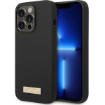 Guess GUHMP14LSBPLK iPhone 14 Pro 6.1'' black/black hard case Silicone Logo Plate MagSafe - (GUE002412-0)