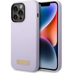 Guess GUHMP14LSBPLU iPhone 14 Pro 6.1'' purple/purple hard case Silicone Logo Plate MagSafe - (GUE002909-0)