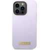 Guess GUHMP14LSBPLU iPhone 14 Pro 6.1'' purple/purple hard case Silicone Logo Plate MagSafe - (GUE002909-0)