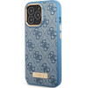 Guess GUHMP14LU4GPRB iPhone 14 Pro 6.1'' blue/blue hard case 4G Logo Plate MagSafe - (GUE002923-0)