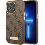 Guess GUHMP14LU4GPRW iPhone 14 Pro 6.1 ''brown / brown hard case 4G Logo Plate MagSafe - (GUE002408-0)