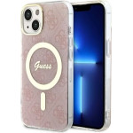 Guess GUHMP14MH4STP iPhone 14 Plus 6.7'' pink/pink hardcase 4G MagSafe - (GUE002765-0)