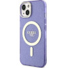 Guess GUHMP14MHCMCGU iPhone 14 Plus 6.7'' purple/purple hardcase Glitter Gold MagSafe - (GUE002745-0)