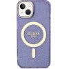 Guess GUHMP14MHCMCGU iPhone 14 Plus 6.7'' purple/purple hardcase Glitter Gold MagSafe - (GUE002745-0)
