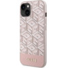 Guess GUHMP14MHGCFSEP iPhone 14 Plus 6.7 pink/pink hard case GCube Stripes MagSafe - (GUE002820-0)