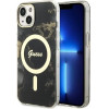 Guess GUHMP14MHTMRSK iPhone 14 Plus 6.7'' black/black hardcase Golden Marble MagSafe - (GUE002775-0)