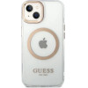 Guess GUHMP14MHTRMD iPhone 14 Plus 6.7 gold / gold hard case Metal Outline Magsafe - (GUE002399-0)