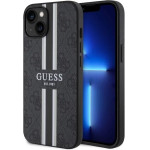 Guess GUHMP14MP4RPSK iPhone 14 Plus 6.7'' black/black hardcase 4G Printed Stripes MagSafe - (GUE002830-0)