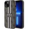 Guess GUHMP14MP4RPSW iPhone 14 Plus 6.7 brown/brown hardcase 4G Printed Stripes MagSafe - (GUE002837-0)