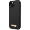 Guess GUHMP14MSBPLK iPhone 14 Plus 6.7 black/black hard case Silicone Logo Plate MagSafe - (GUE002411-0)