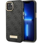 Guess GUHMP14MU4GPRK iPhone 14 Plus 6.7 ''black / black hard case 4G Logo Plate MagSafe - (GUE002403-0)