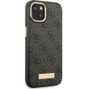 Guess GUHMP14MU4GPRK iPhone 14 Plus 6.7 ''black / black hard case 4G Logo Plate MagSafe - (GUE002403-0)