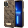 Guess GUHMP14MU4GPRW iPhone 14 Plus 6.7 brown / brown hard case 4G Logo Plate MagSafe - (GUE002407-0)