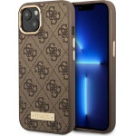 Guess GUHMP14MU4GPRW iPhone 14 Plus 6.7 brown / brown hard case 4G Logo Plate MagSafe - (GUE002407-0)