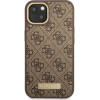 Guess GUHMP14MU4GPRW iPhone 14 Plus 6.7 brown / brown hard case 4G Logo Plate MagSafe - (GUE002407-0)