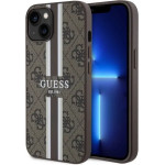 Guess GUHMP14SP4RPSW iPhone 14 6.1'' brown/brown hardcase 4G Printed Stripes MagSafe - (GUE002836-0)