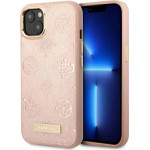 Guess GUHMP14SSAPSTP iPhone 14 6.1'' pink/pink hardcase Peony Logo Plate MagSafe - (GUE002913-0)