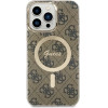 Guess GUHMP14XH4STW iPhone 14 Pro Max 6.7 brown/brown hardcase 4G MagSafe - (GUE002763-0)