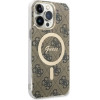 Guess GUHMP14XH4STW iPhone 14 Pro Max 6.7 brown/brown hardcase 4G MagSafe - (GUE002763-0)