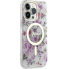Guess GUHMP14XHCFWST iPhone 14 Pro Max 6.7 transparent hardcase Flower MagSafe - (GUE002739-0)