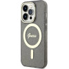 Guess GUHMP14XHCMCGK iPhone 14 Pro Max 6.7 black/black hardcase Glitter Gold MagSafe - (GUE002743-0)