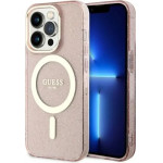Guess GUHMP14XHCMCGP iPhone 14 Pro Max 6.7 pink/pink hardcase Glitter Gold MagSafe - (GUE002751-0)